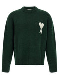 Dark Green Logo Crew Neck Sweater 1