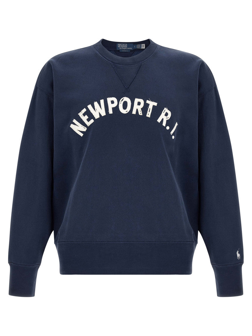 Navy Blue Crew Neck Sweatshirt 1