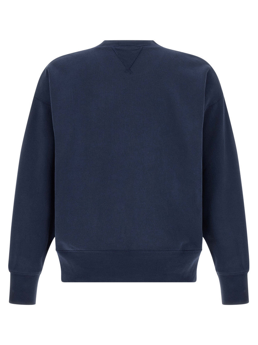 Navy Blue Crew Neck Sweatshirt 2