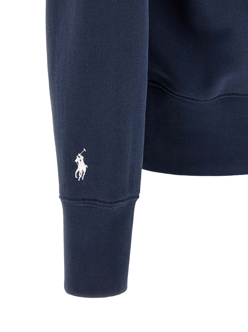 Navy Blue Crew Neck Sweatshirt 4