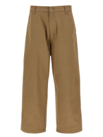 Brown Straight Chino Pants 1