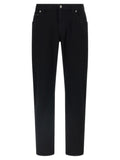 Black Slim Mid Rise Jeans 1