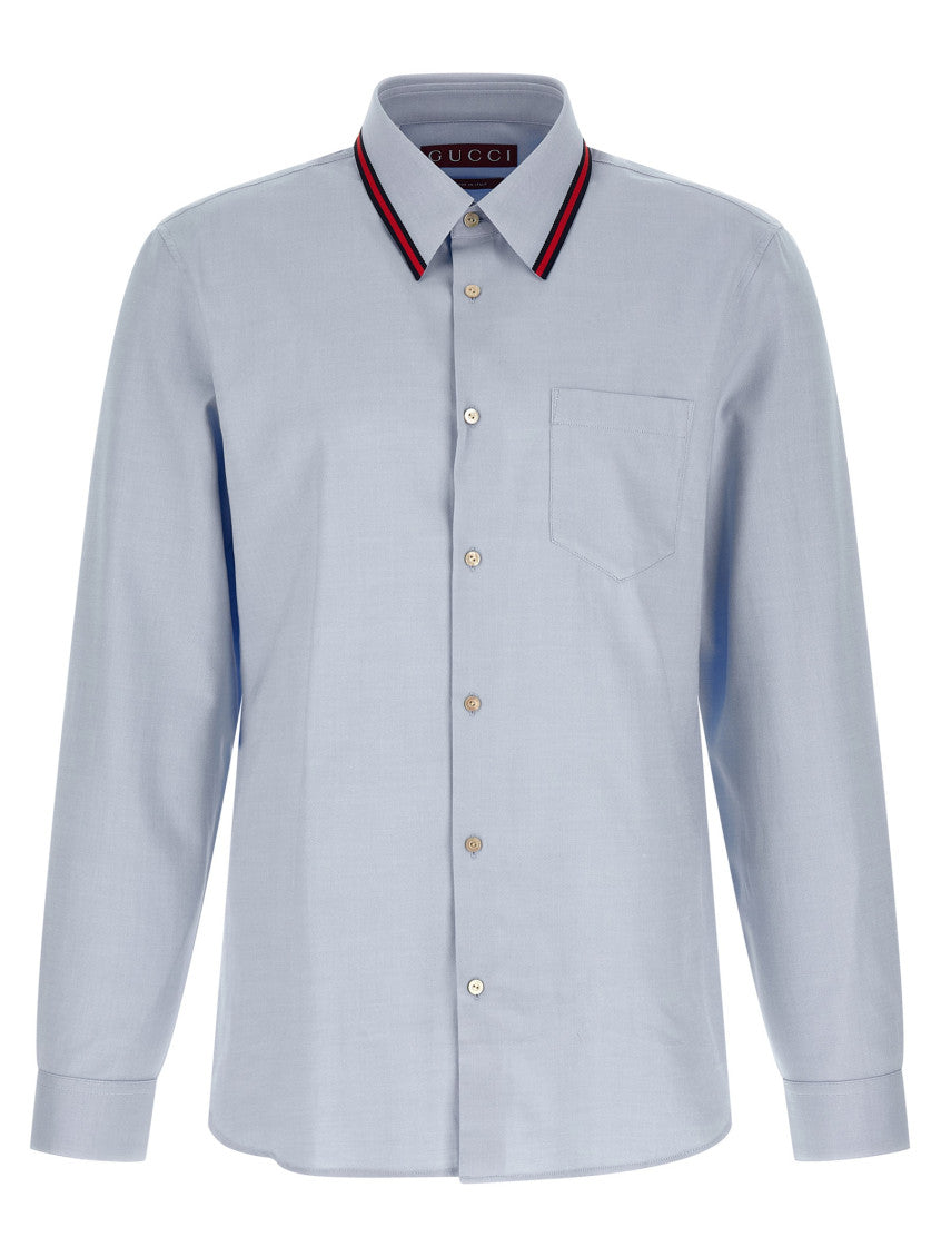 Light Blue Regular Solid Shirt 1