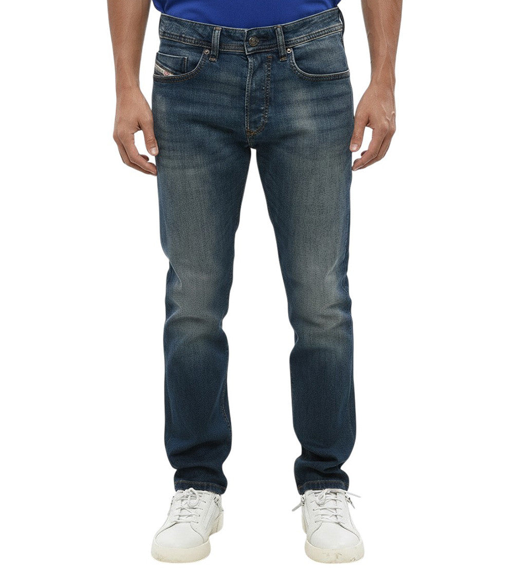 Blue Mid Rise Jeans 1