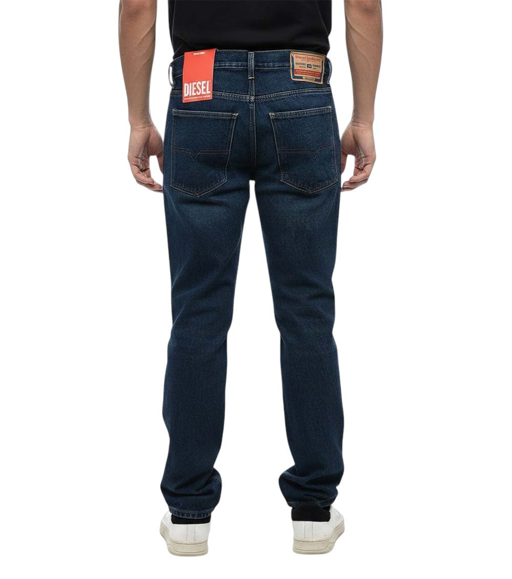 Blue Mid Rise Jeans 2