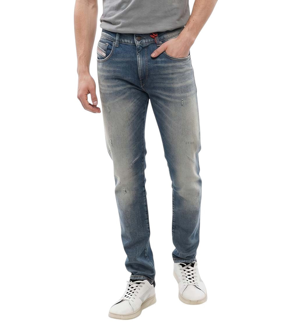 Blue Mid Rise Jeans 1