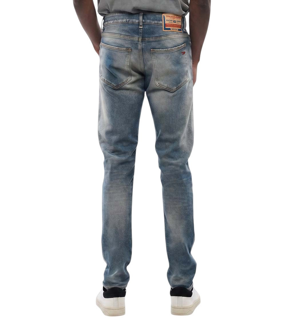 Blue Mid Rise Jeans 2