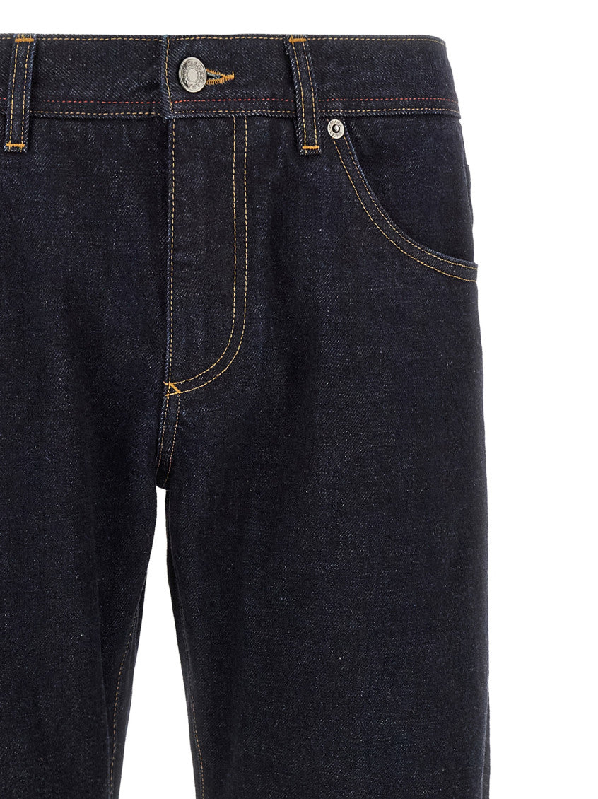 Blue Regular Mid Rise Jeans 3