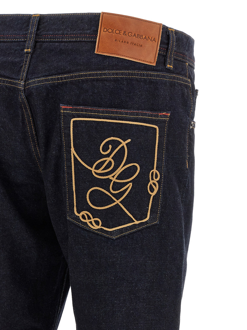 Blue Regular Mid Rise Jeans 4