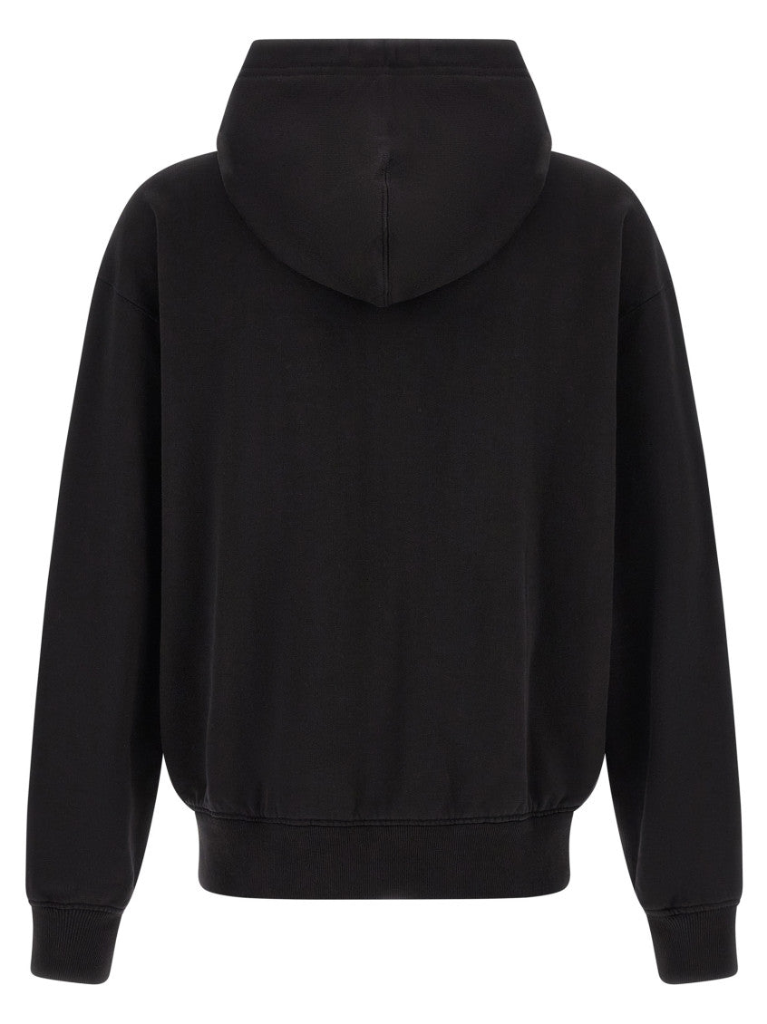 Black Embroidered Hoodie 2