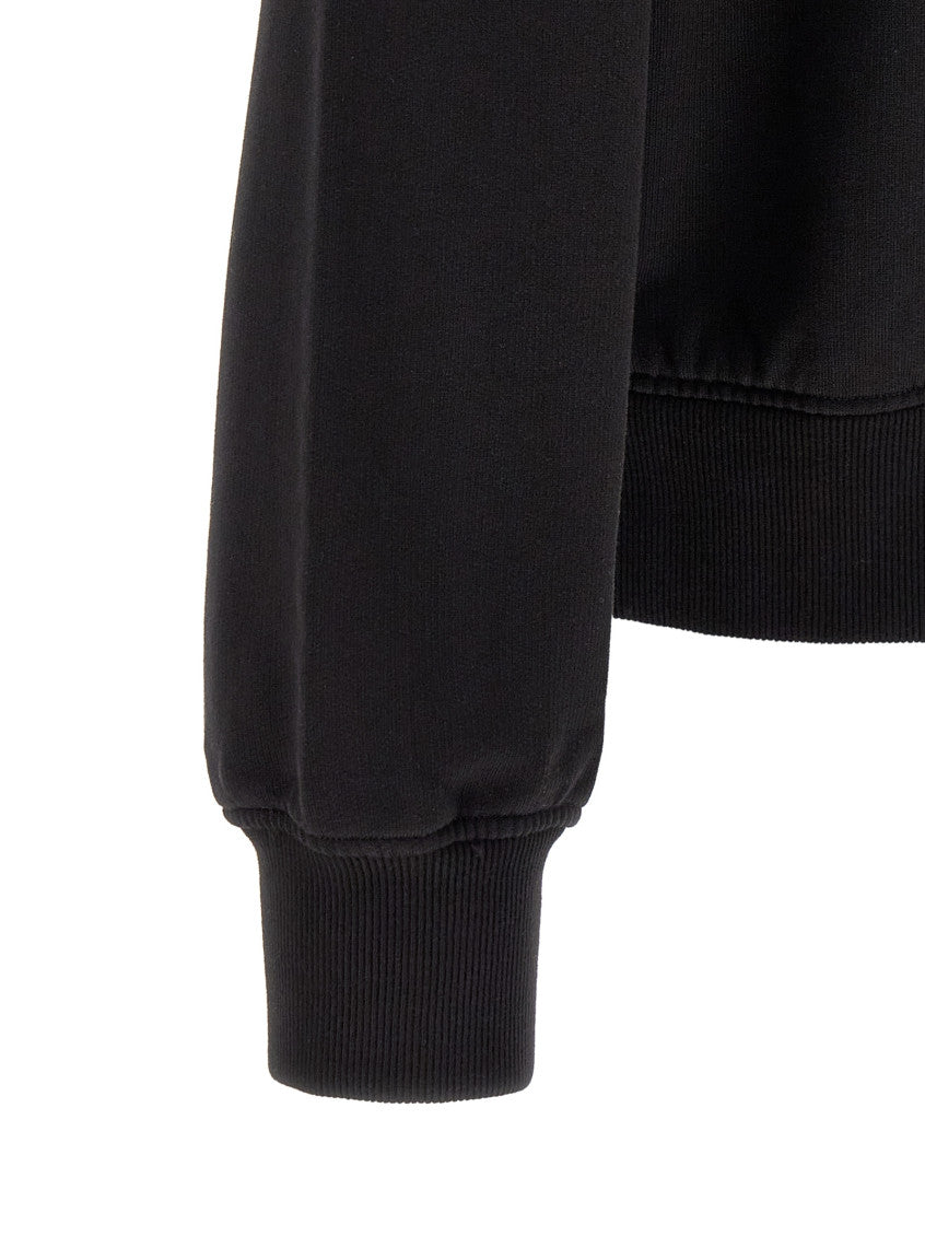 Black Embroidered Hoodie 4