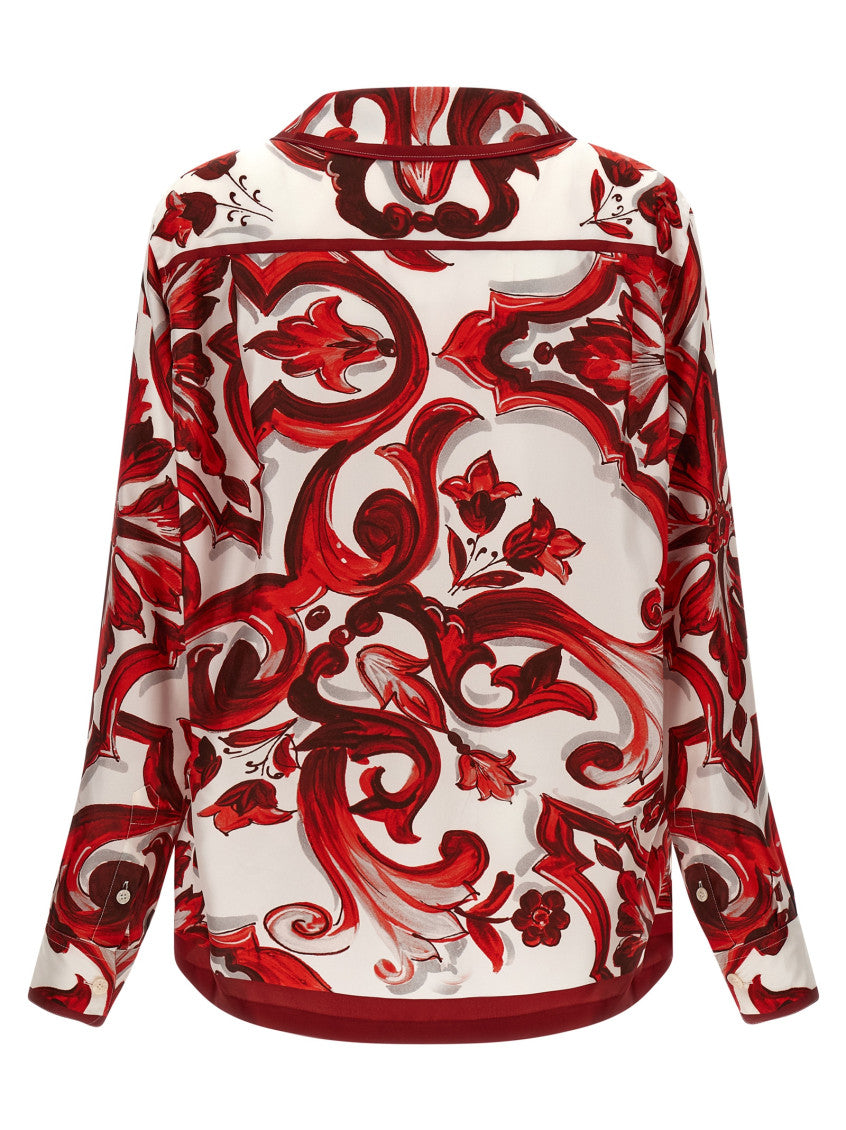 Red Regular Printed Shirt 2
