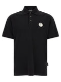 Black Logo Shirt Collar Polo 1