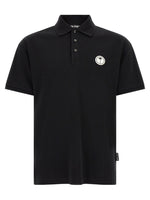 Black Logo Shirt Collar Polo 1