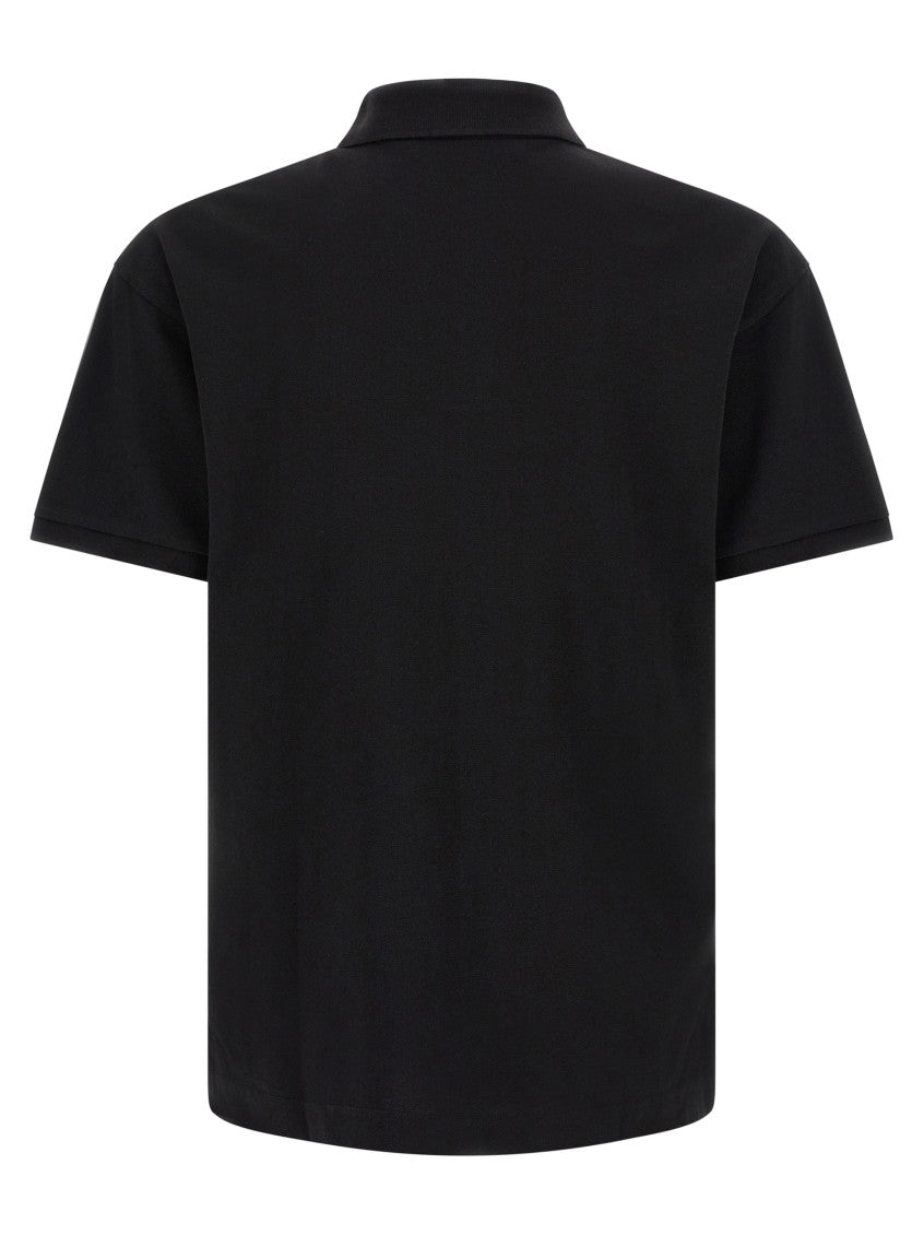 Black Logo Shirt Collar Polo 2