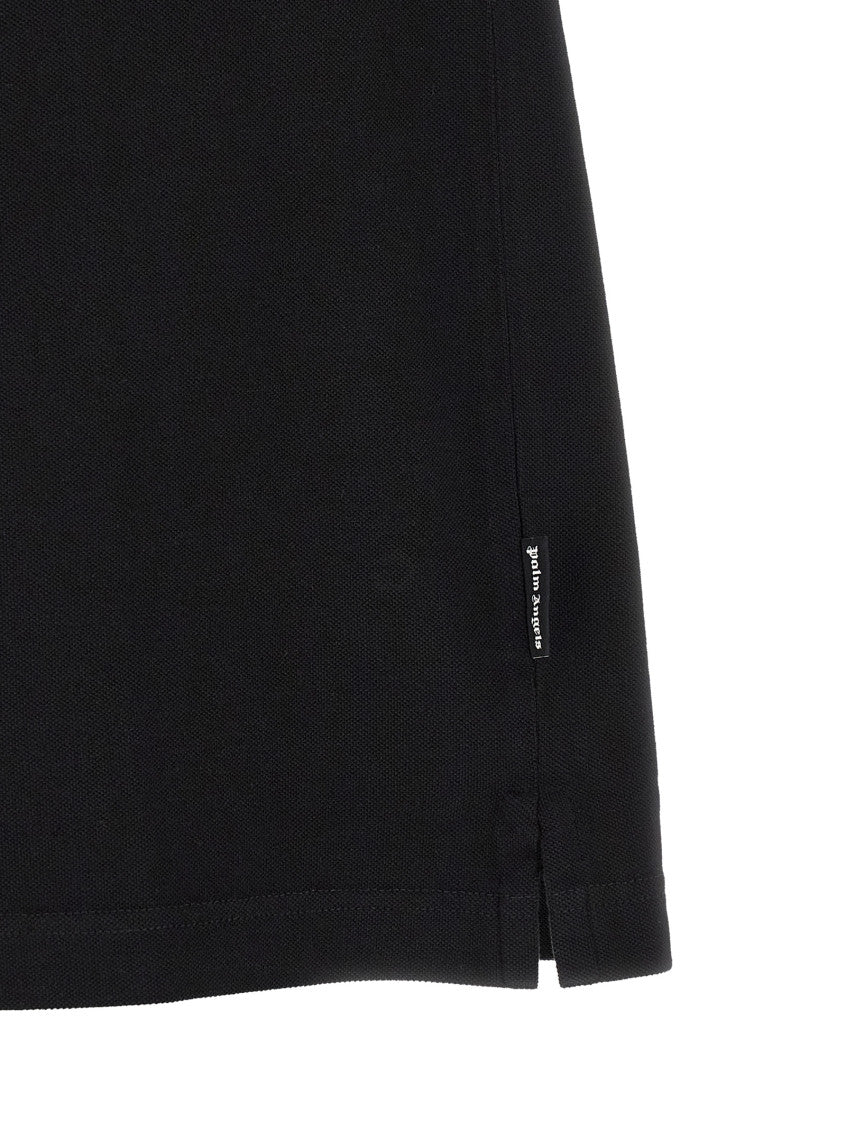 Black Logo Shirt Collar Polo 4