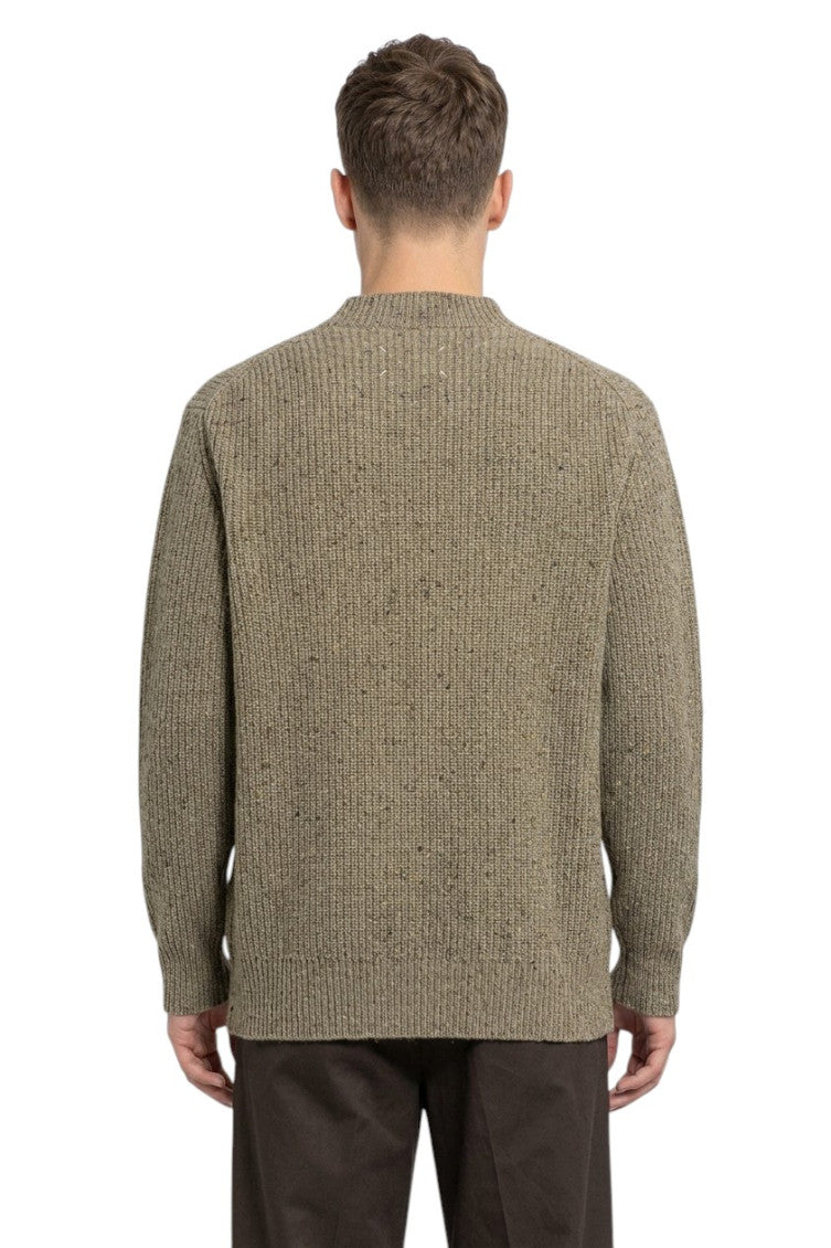Taupe Crew Neck Sweater 2