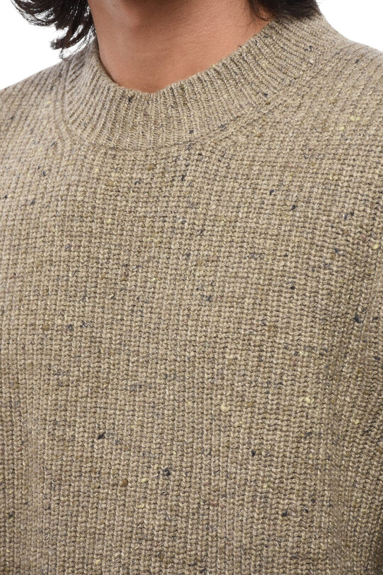 Taupe Crew Neck Sweater 3