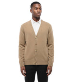 Brown V Neck Cardigan 1