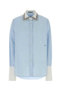 Light Blue Regular Embellished Shirt 1