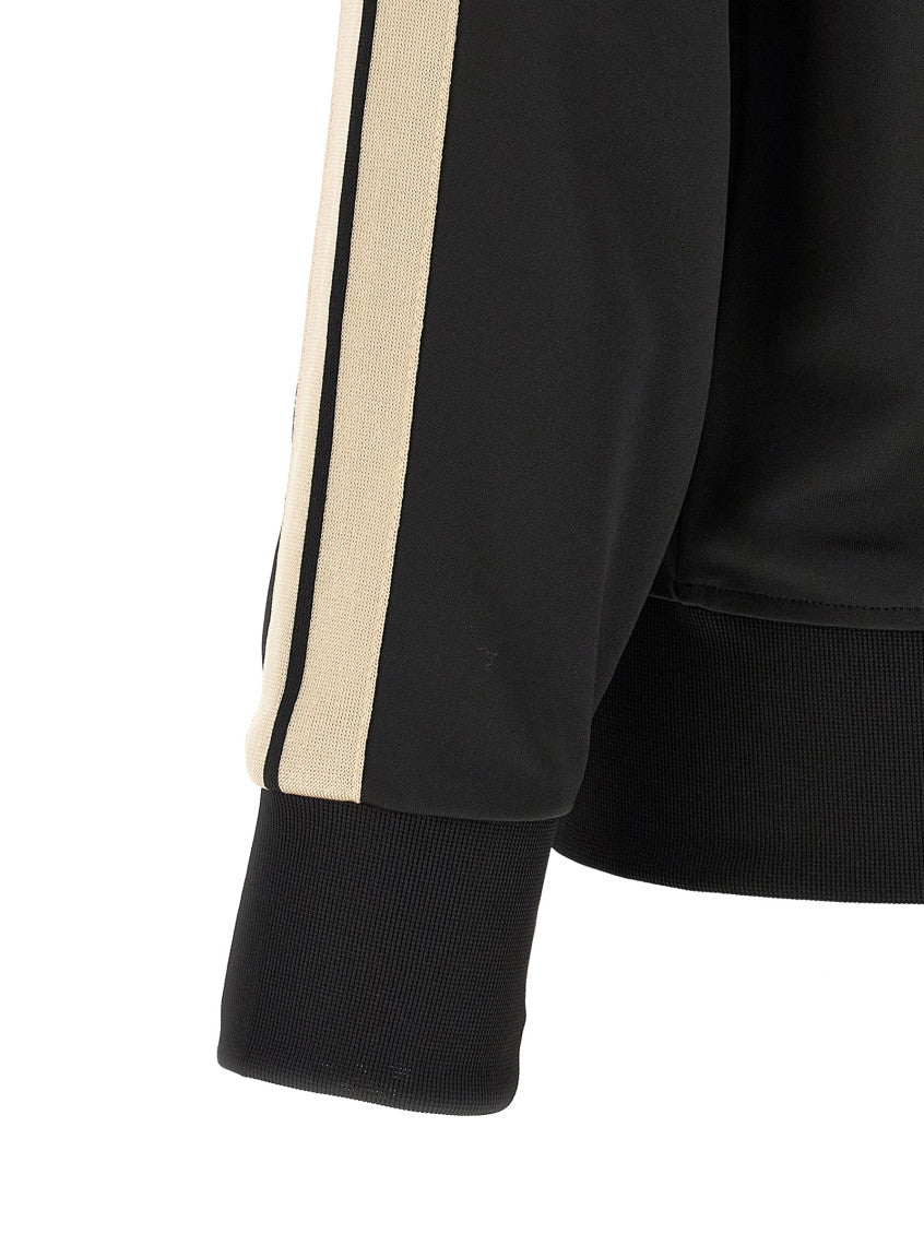 Black Logo Mock Collar Jacket 4