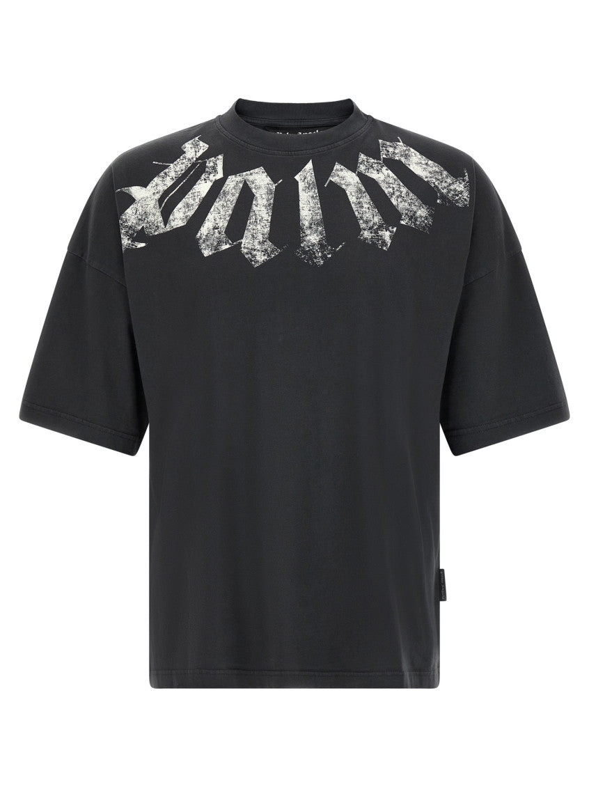 Black Graphic Crew Neck T-Shirt 1