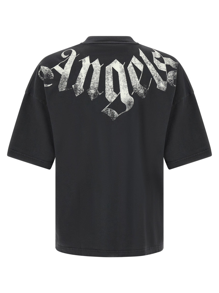 Black Graphic Crew Neck T-Shirt 2