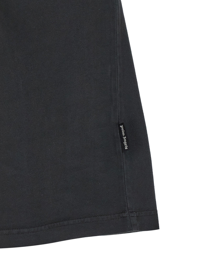 Black Graphic Crew Neck T-Shirt 4