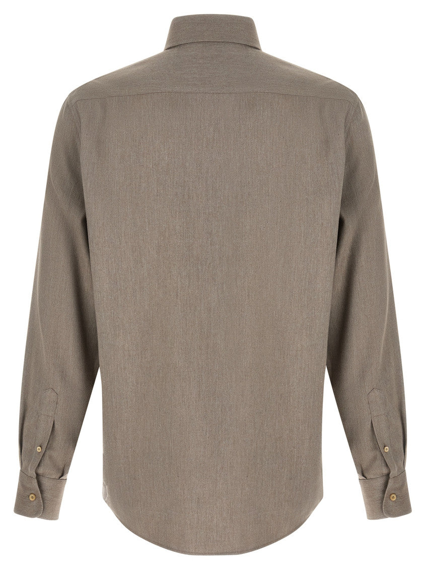 Grey Relaxed Woven Shirt 2