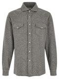 Grey Tailored Solid Shirt 1