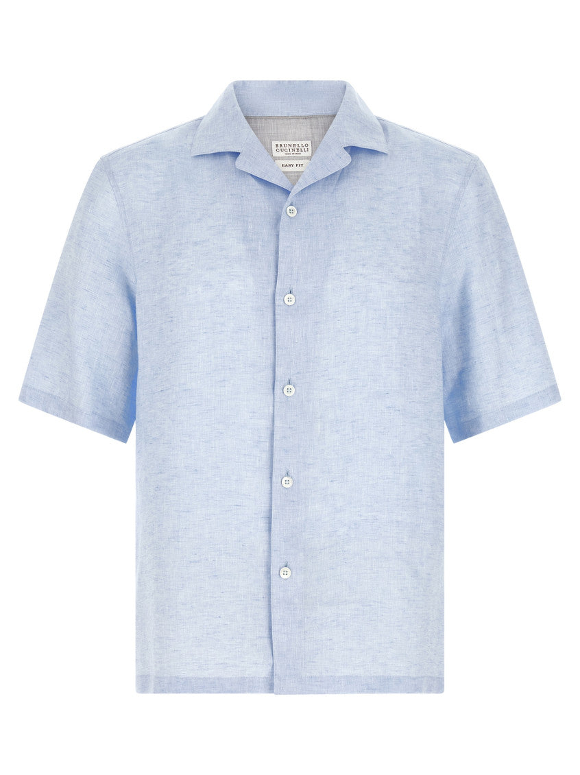 Light Blue Relaxed Solid Shirt 1