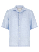 Light Blue Relaxed Solid Shirt 1