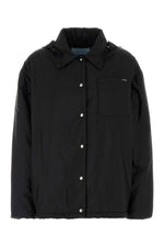 Black Shirt Collar Jacket 1