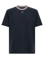 Blue Solid Crew Neck T-Shirt 1