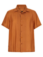 Orange Comfort Stripes Shirt 1