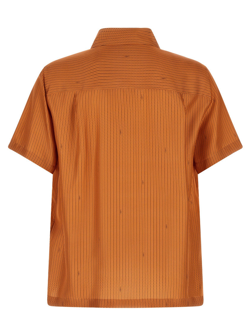 Orange Comfort Stripes Shirt 2