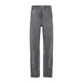 Dark Grey Solid Jeans 1