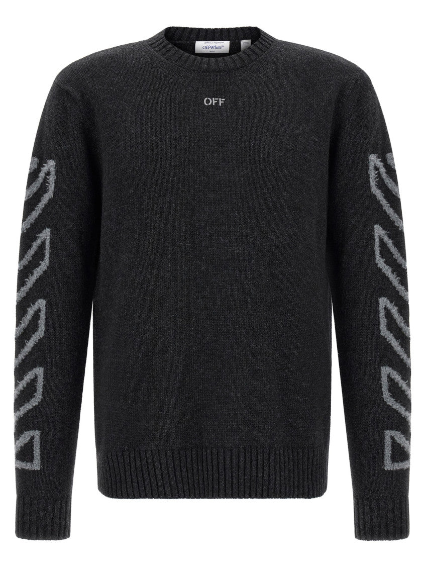 Dark Grey Crew Neck Sweater 1