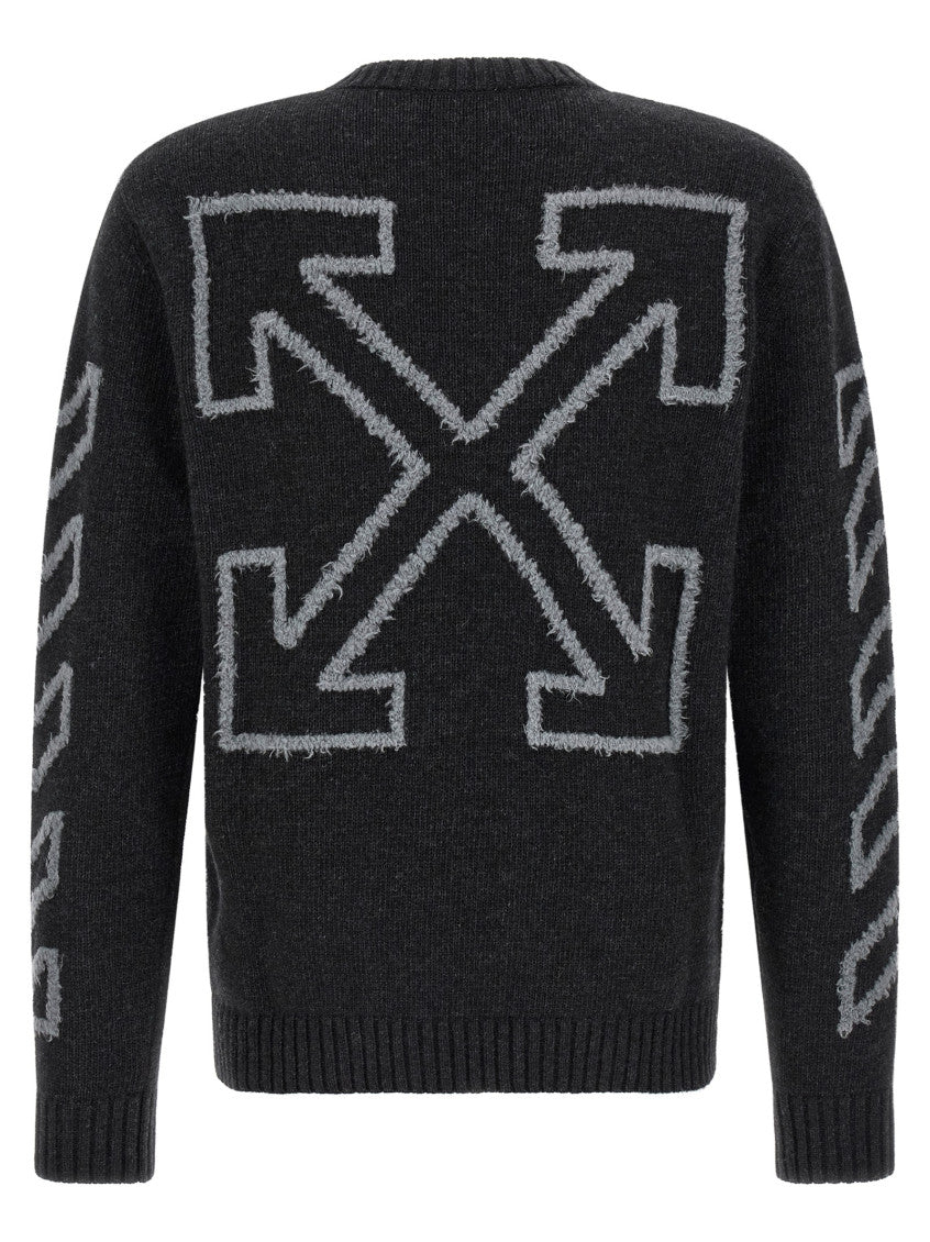 Dark Grey Crew Neck Sweater 2