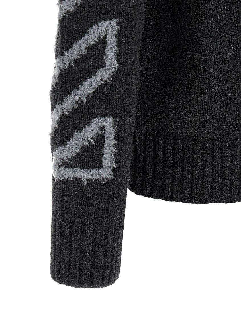 Dark Grey Crew Neck Sweater 4