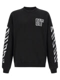 Black Graphic Crew Neck Sweatshirt 1