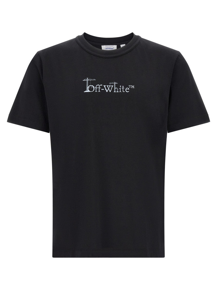 Black Logo Crew Neck T-Shirt 1
