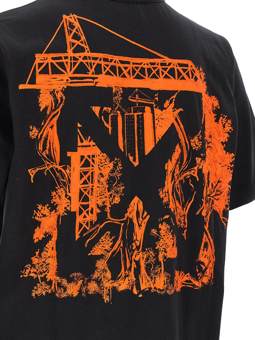 Black Logo Crew Neck T-Shirt 4