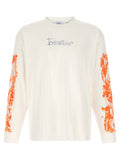 White Logo Crew Neck T-Shirt 1