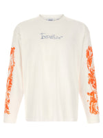 White Logo Crew Neck T-Shirt 1