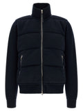 Dark Blue Quilted Jacket 1
