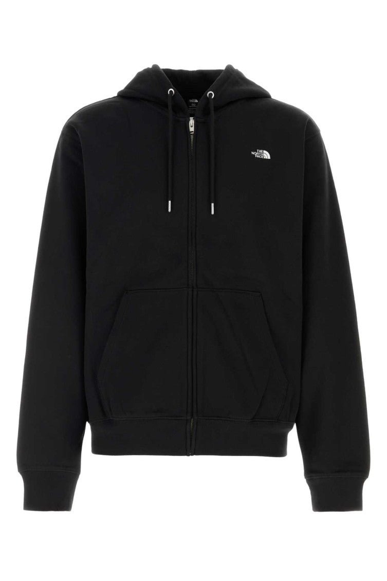 Black Logo Relaxed Hoodie 1