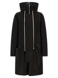 Black Hooded Parka Jacket 1