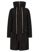 Black Hooded Parka Jacket 1