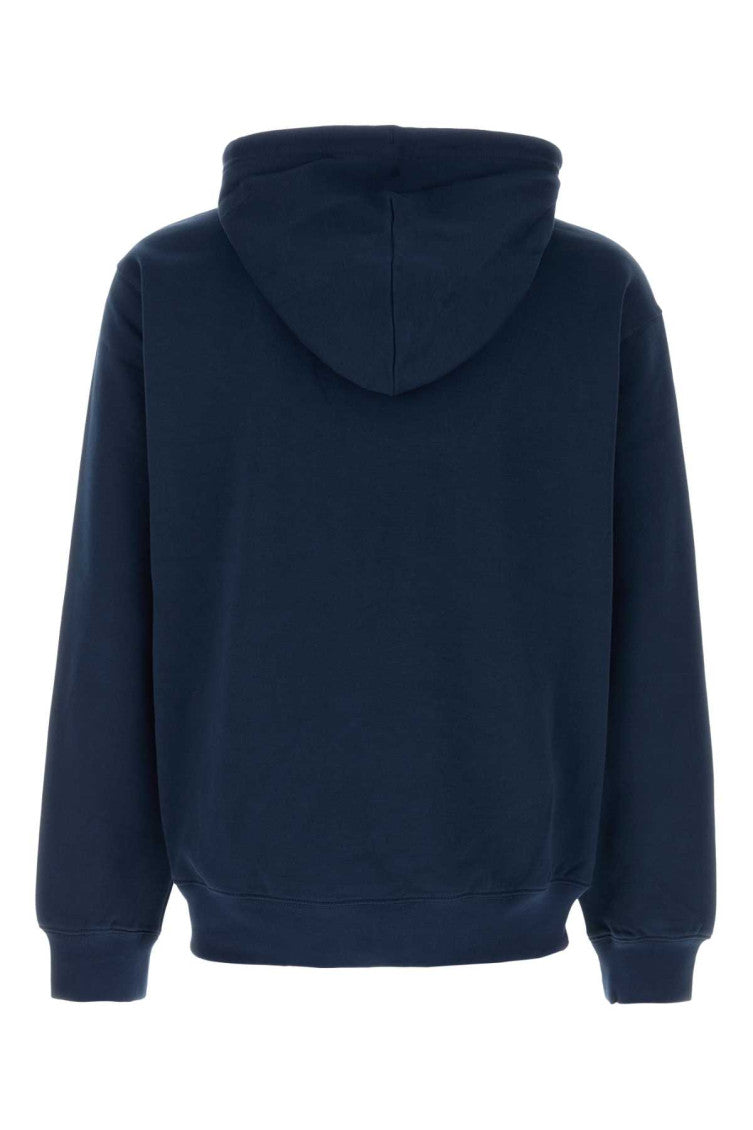Blue Logo Relaxed Hoodie 2